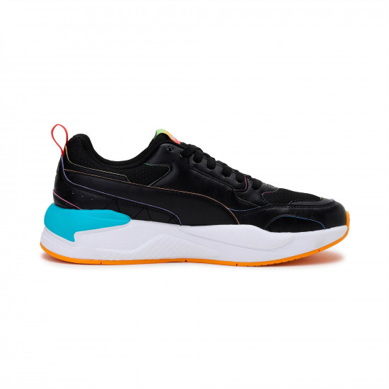 SHOES X-ray Square Rainbow Blk/Blue/Red Size:8 PUMA