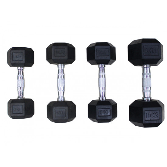 DUMBELL Rubber 8kg HJ-A029