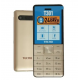 Phone Features 1.77 Big Screen Dual Mini Card Blk/Blu/Gold TECNO