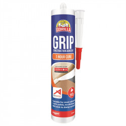 ADHESIVE Construction Sealant 310ml 1 Hr Cure GORILLA GRIP