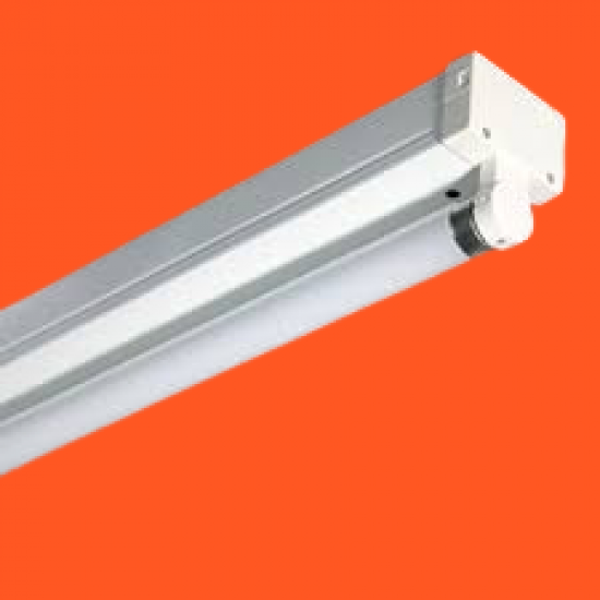 FLUORESCENT 1x18w Diffused Batten /w Tube BRITEX