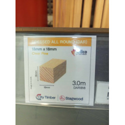 MOULDING DAR 18x18mmx3.0m Clear Pine