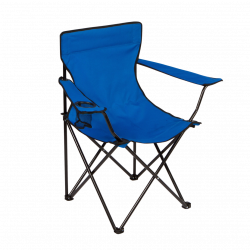 CAMPING CHAIR FOLDING 48x48x80cm BLUE