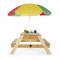 TABLE Kids Picnic w/Umbrella