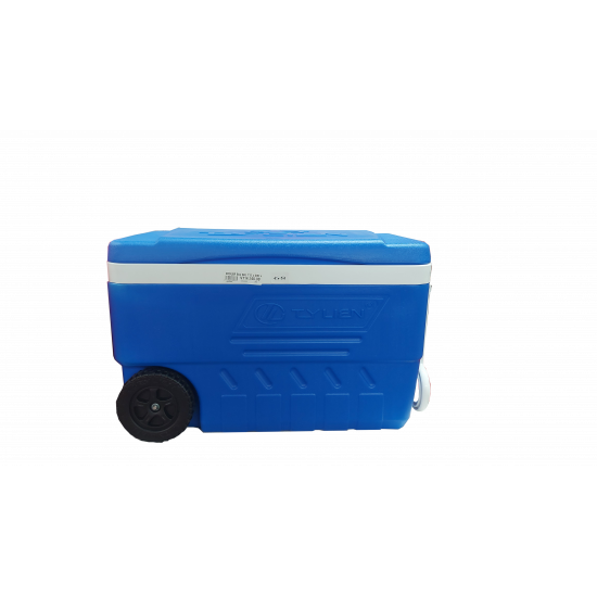 COOLER Box 68L 715 x 395 x 42 w/Wheels Red PU SP