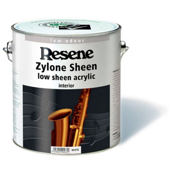 RESENE Zylone Low Sheen  Acrylic White 10LT