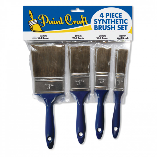 BRUSH Paint Set 4pcs Synthetic UNI-PRO