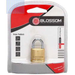 PADLOCK 20mm Brass Blossom