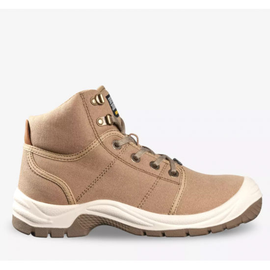BOOTS Safety Mens Casual khaki Side:43/9  DESERT