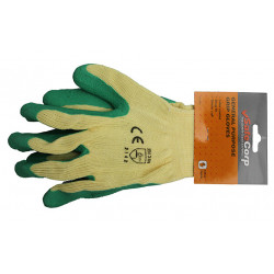 GLOVE Poly Cotton Latex SAFECORP