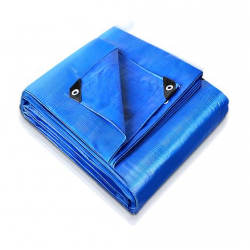 TARPAULIN 12'x12'/3.65mx3.65m 110g/m2 Blue LD SP