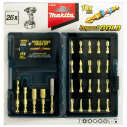 SCREWDRIVER BIT Set 26pcs Impact Gold Torsion Makita