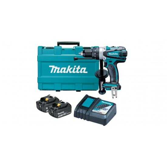 DRILL Hammer 18V Mobile 2x3.0Ah Li-ion DHP458RFE MAKITA