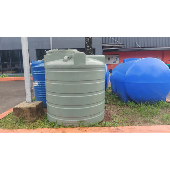 WATER TANK 500L w/Brass Insert H930* D890mm NP ROTO